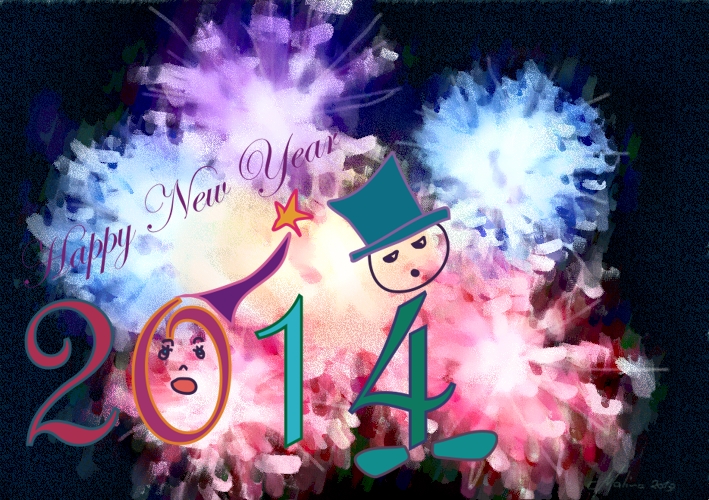 Ein glückliches Neues Jahr 2014