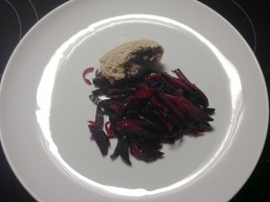 my magic cauldron – roasted beet root with tuna mousse